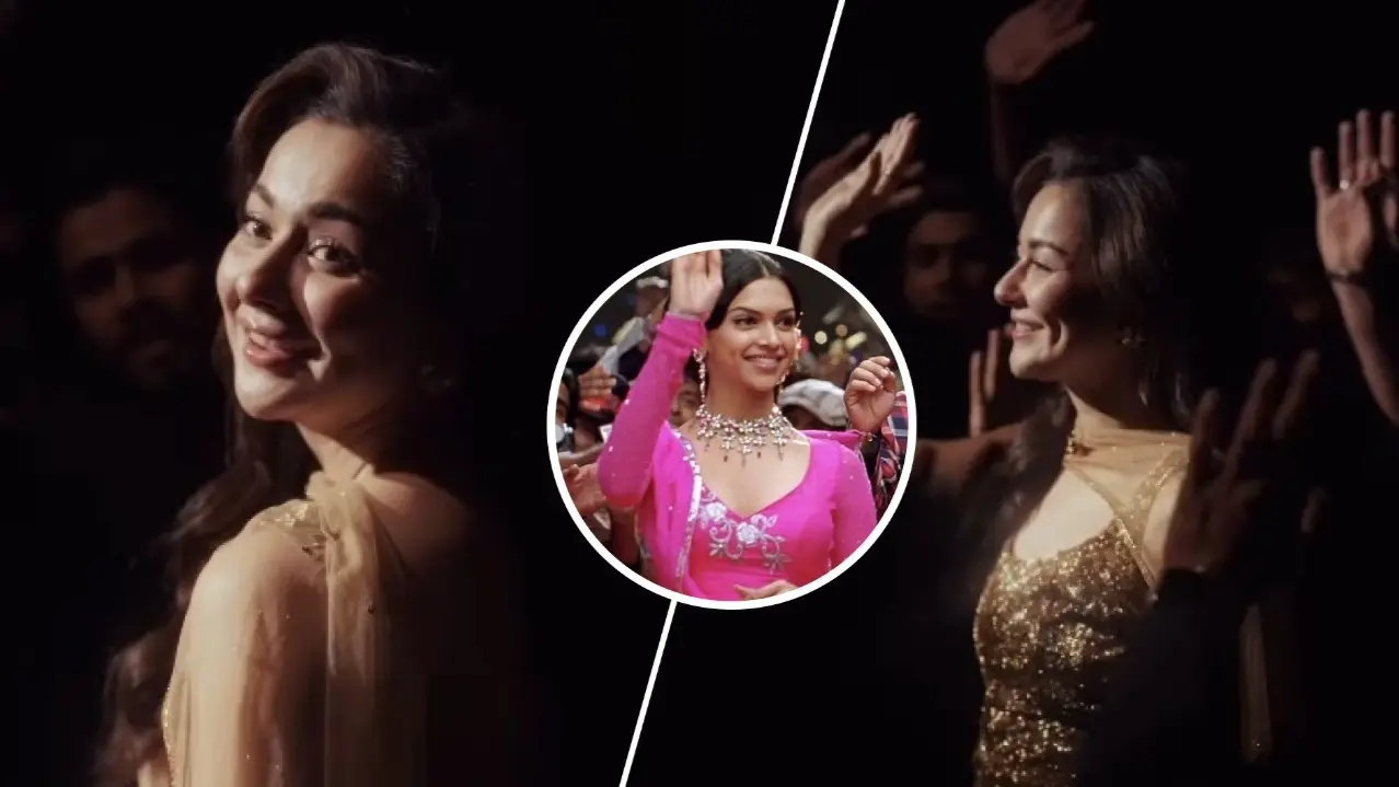 Double Win For Indian Fans As Pakistani Actress Hania Aamir Pays Homage To Deepika Padukone After Champions Trophy Win Hania Aamir recreates Deepika Padukone's scene from Om Shanti Om