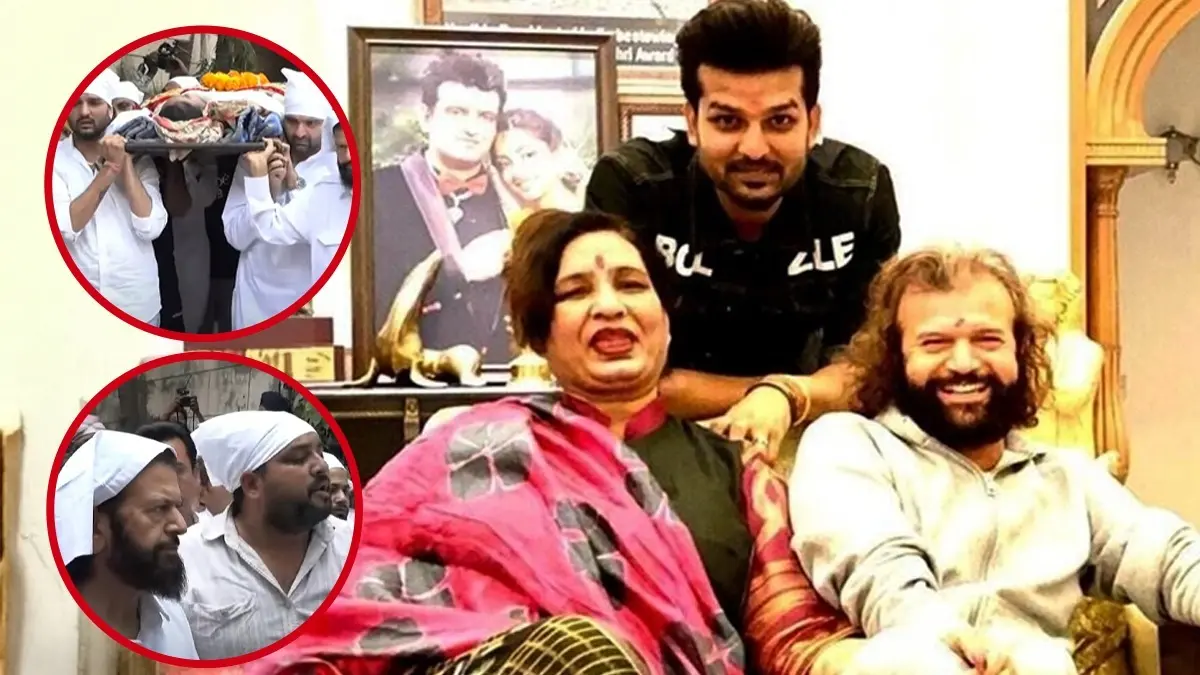 Resham Kaur Funeral: Hans Raj Hans Holds Back Tears, Sons Yuvraj and Navraj Carry Bier, Jassie Gill, Babbal Rai Attend Rites Hans Raj Hans and his sons Yuvraj and Navraj got emotional at Resham Kaur's funeral
