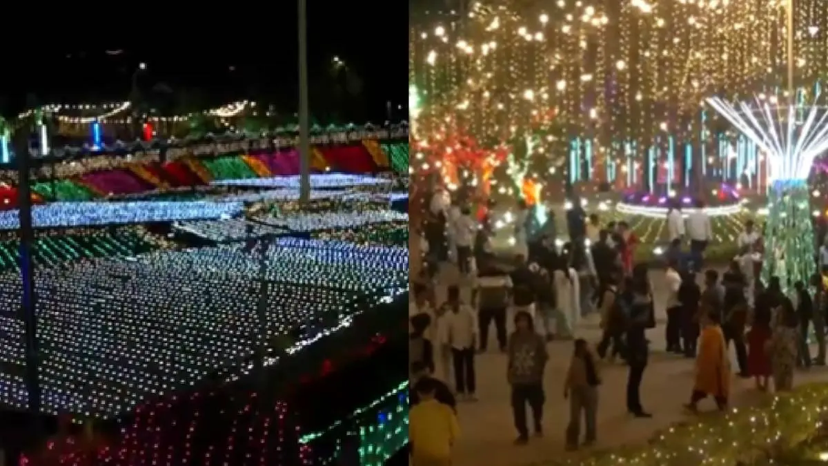 Happy New Year 2026: नए साल के स्वागत के लिए खूबसूरत लाइट्स से सजाई गई मुंबई, पार्टी मूड में आए लोग Happy New Year 2026