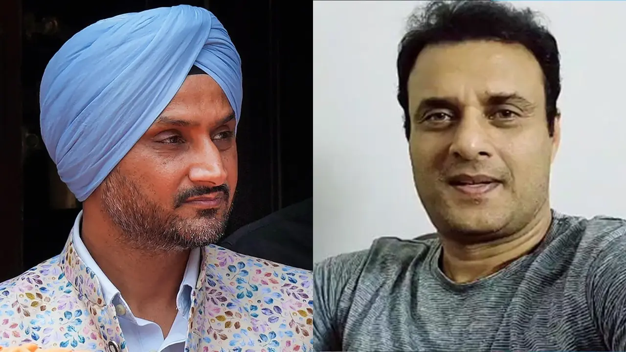 Harbhajan Singh and Tanvir Ahmed