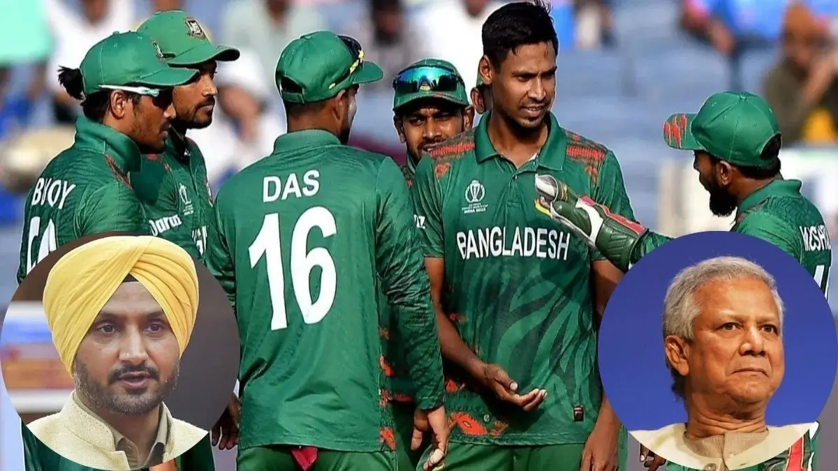 harbhajan singh reacts bangladesh t20 world cup 2026 controversy mustafizur Rahman