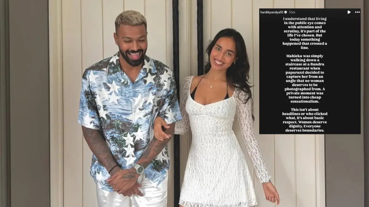 Hardik Pandya and Mahieka Sharma