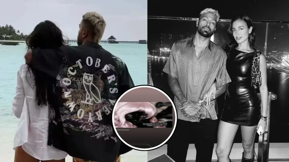 Hardik Pandya And Mahika Sharma