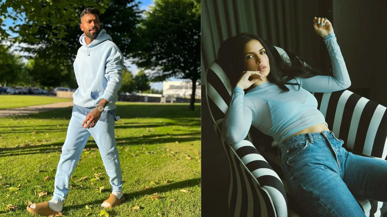 Hardik Pandya and Natasa Stankovic