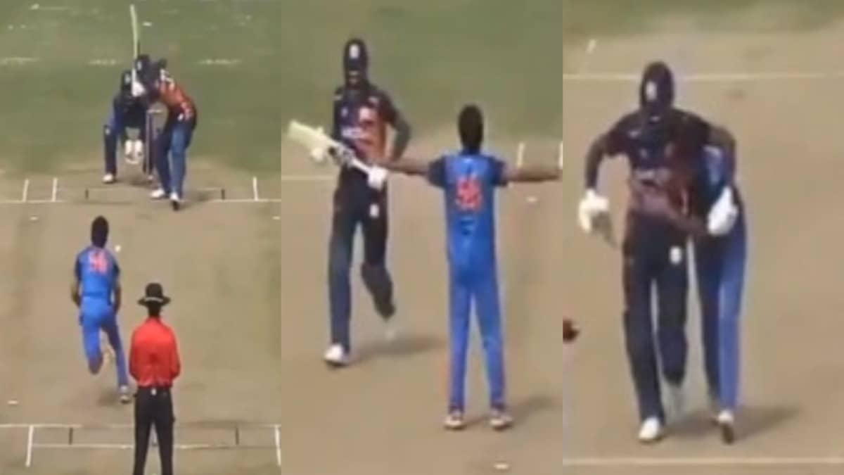 Hardik Pandya and Ravi Bishnoi share warm moment during SMAT 2025 fixture