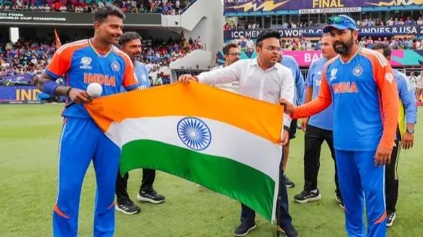 Cricket Luminaries Gambhir, Kumble, Pandya, and More Headline an Array of Well-Wishes for Jay Shah hardik pandya congratulated jay shah on becoming icc chairman