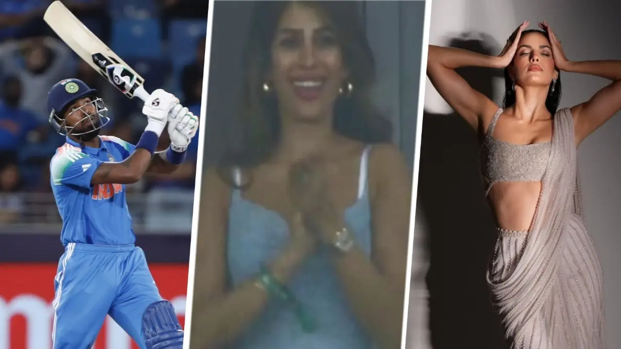 hardik pandya hits six jasmin walia claps natasa stankovic celebrates birthday with agastya