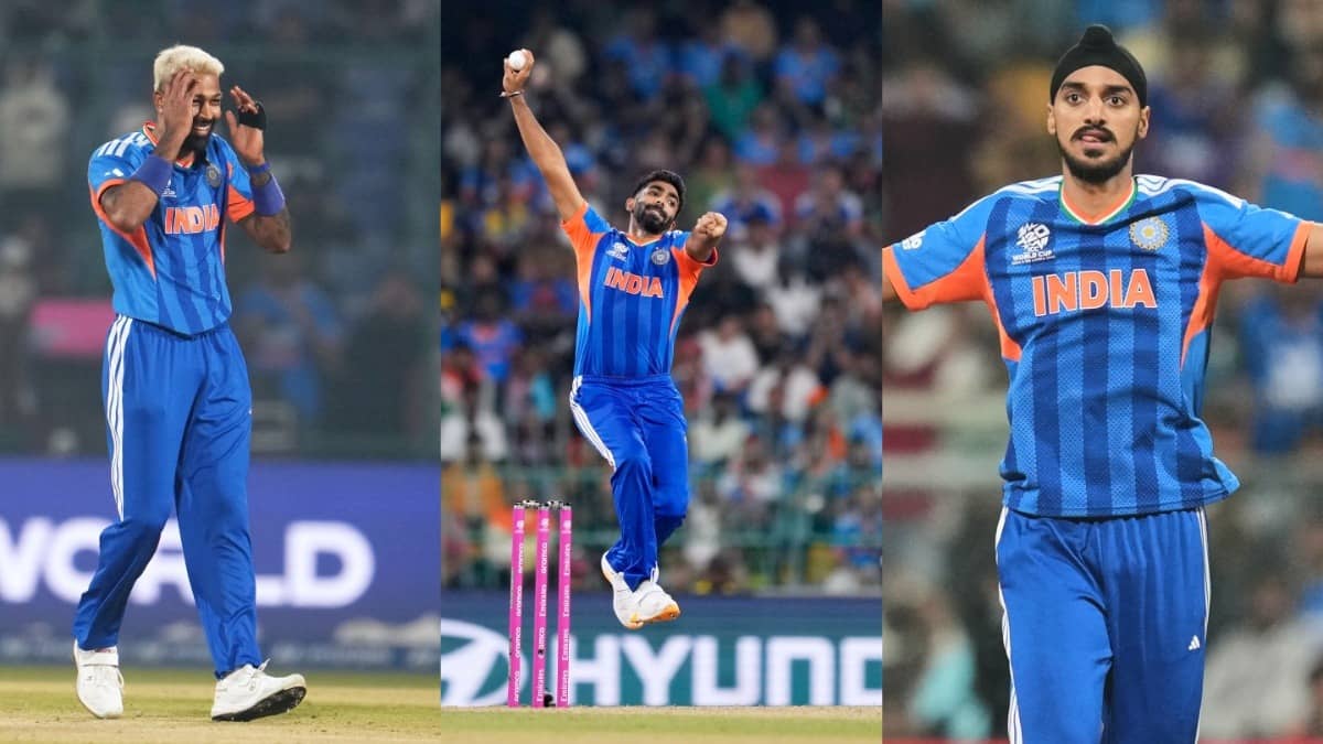 Hardik Pandya, Jasprit Bumrah, and Arshdeep Singh