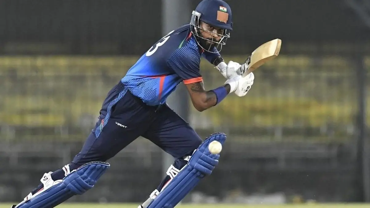 hardik pandya makes strong comeback with bat in smat after 2 months injury