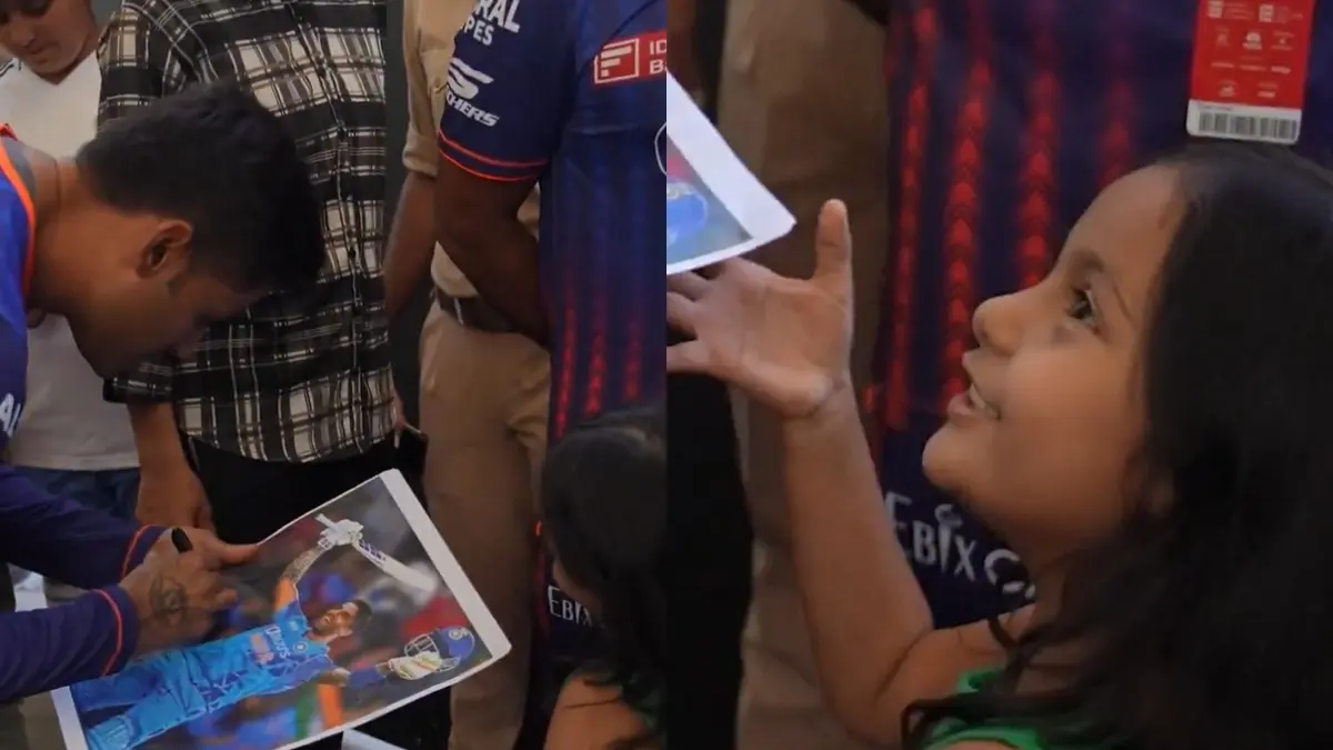 Hardik Pandya Meets A Young Fan