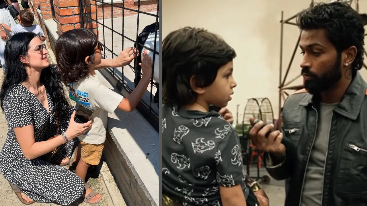 Hardik Pandya Natasa Stankovic son Agastya