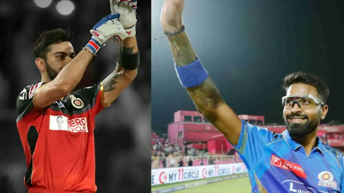 Hardik Pandya played with 7 stitches, fans remember Virat Kohli