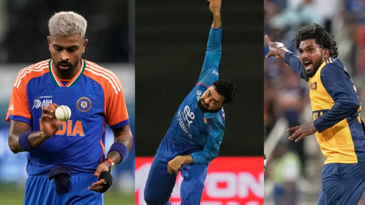 Rashid Khan Continues His Domination In T20I Cricket, Goes Past Hardik Pandya And Wanindu Hasaranga To Reclaim Top Spot In T20 Asia Cup List Hardik Pandya, Rashid Khan and Wanindu Hasaranga