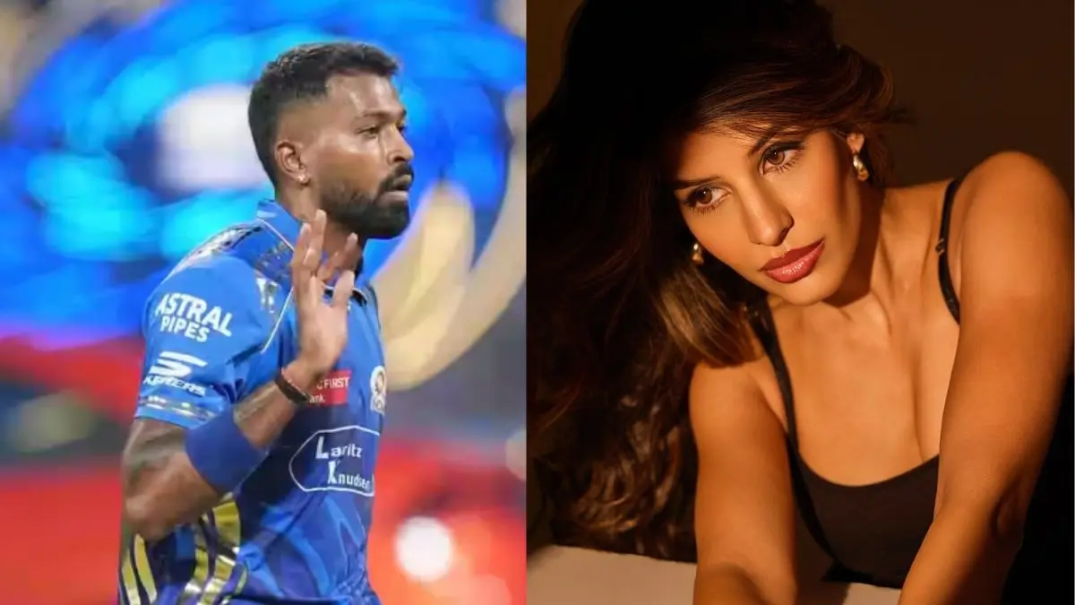 hardik pandya rumoured girlfriend jasmin walia entry in Mumbai Indians team bus video viral