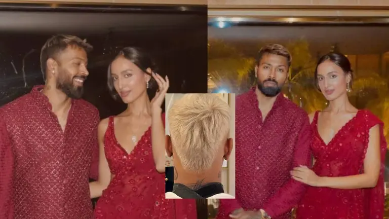 Hardik Pandya: तलाक के बाद माहिका के प्यार में पूरी तरह डूबे हार्दिक पांड्या, गर्दन पर बनवाया गर्लफ्रेंड के नाम का टैटू? फोटो वायरल Hardik Pandya with GF Mahieka Sharma