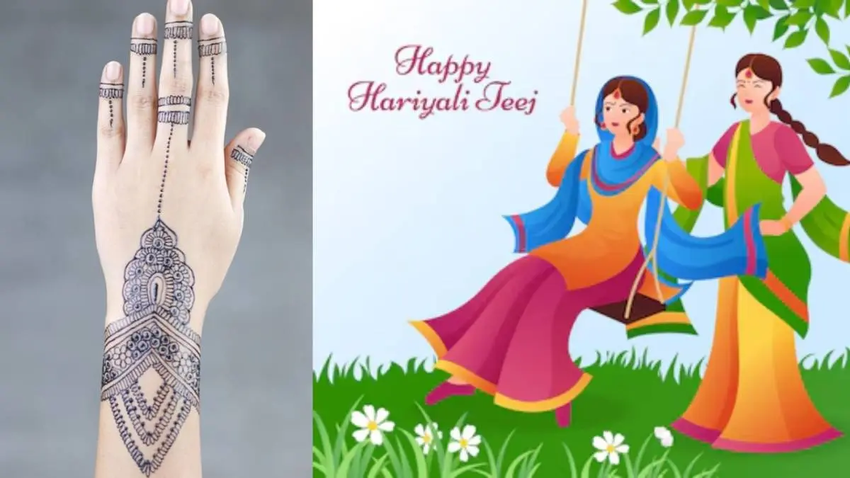 Hariyali Teej Mehndi Designs
