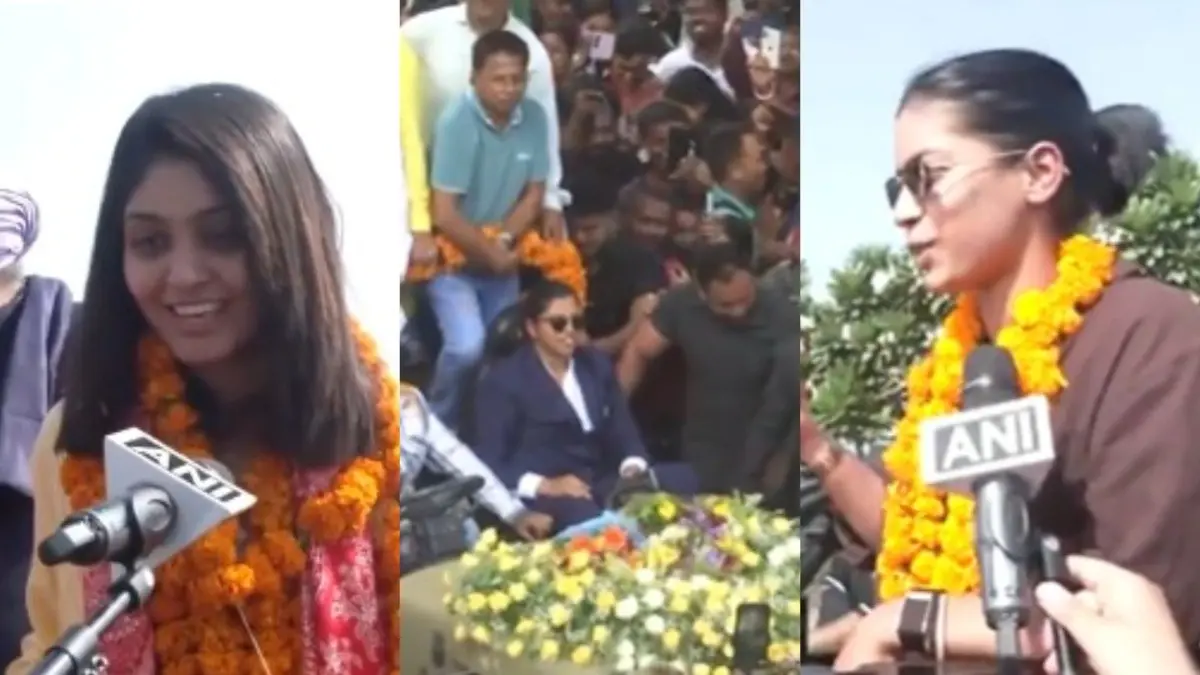 World Champions Amanjot Kaur, Richa Ghosh, Harleen Deol Receive Warm Public Reception Following Women's World Cup Glory Harleen Deol, Richa Ghosh, and Amanjot Kaur