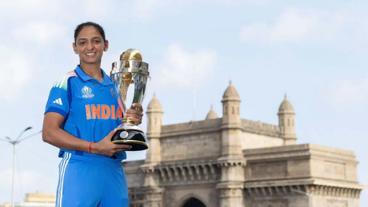 'Dream Come True': Indian Captain Harmanpreet Kaur On Potential Lord's T20 World Cup Glory Harmanpreet Kaur at Gateway of India