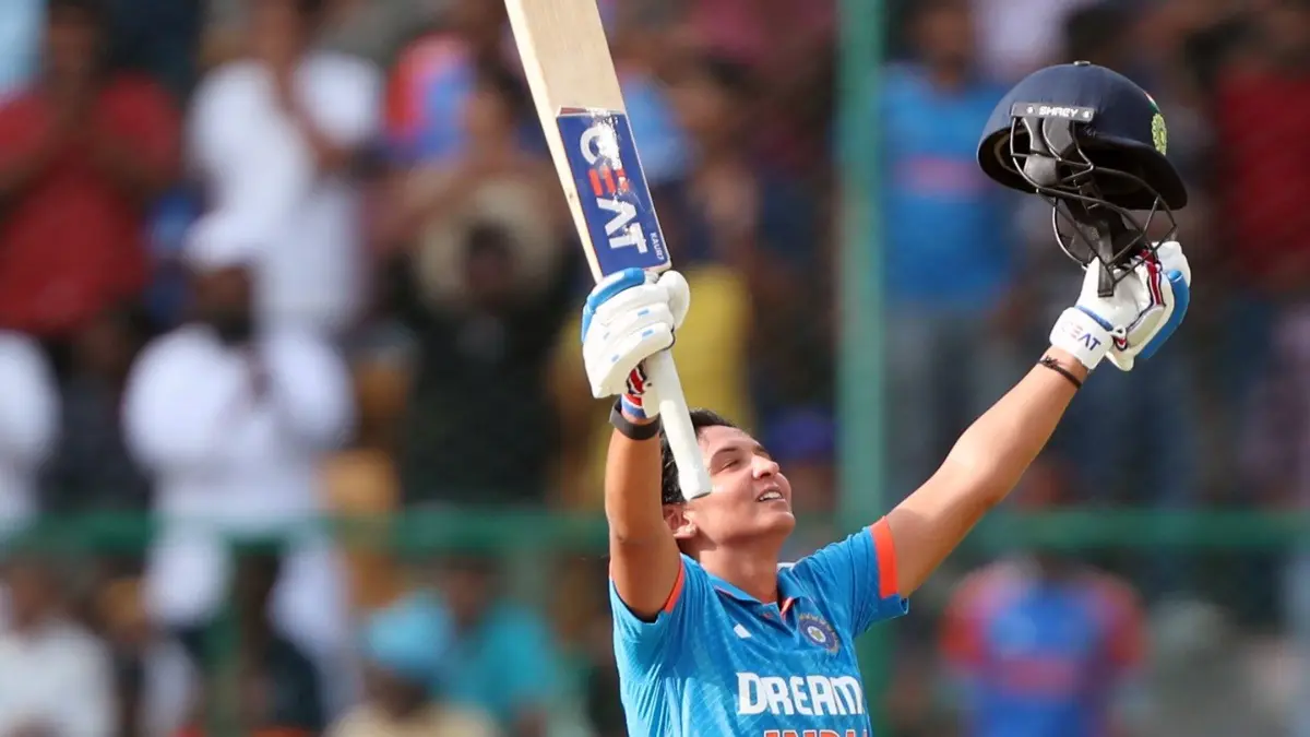 Skipper Harmanpreet Kaur Signals Bold Intentions As Team India Gear Up For Women's World Cup 2025: 'We Have A Genuine Chance' Harmanpreet Kaur celebrates her century during the ODIs against South Africa