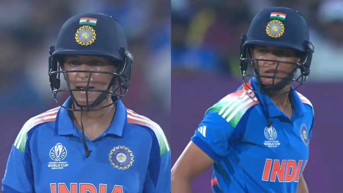 Harmanpreet Kaur loses her temper during India vs Australia