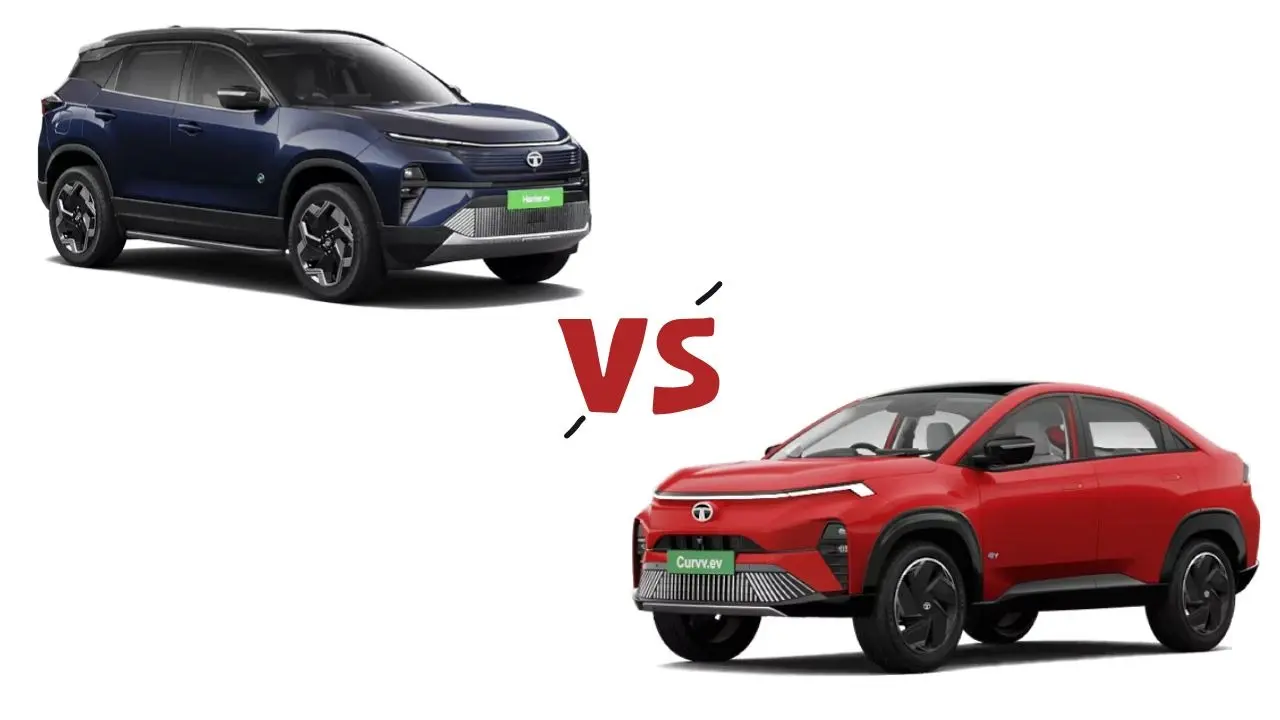 Harrier EV vs Curvv EV