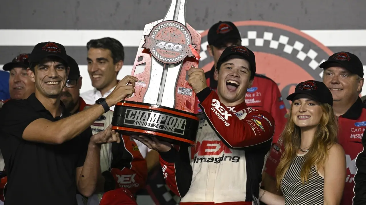 Harrison Burton wins a wild NASCAR Cup race at Daytona for a playoff berth no one saw coming Harrison Burton