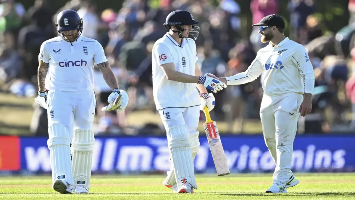 Harry Brook Preferred Over Ollie Pope To Succeed Ben Stokes In Test Cricket: 'He Looks A Born Leader' Harry Brook and Ben Stokes in action for England