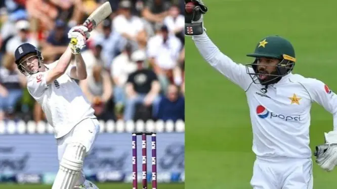 Harry Brook and Mohammed Rizwan