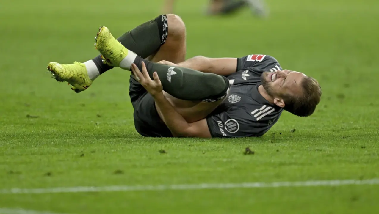 Bayern Munich fretting over Harry Kane's ankle after England star injured against Leverkusen Harry Kane