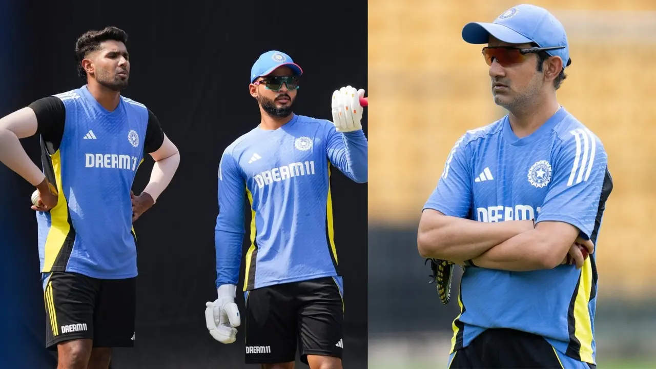 Harshit rana came in private car in Gautam gambhhir dinner party team india came in bus video viral