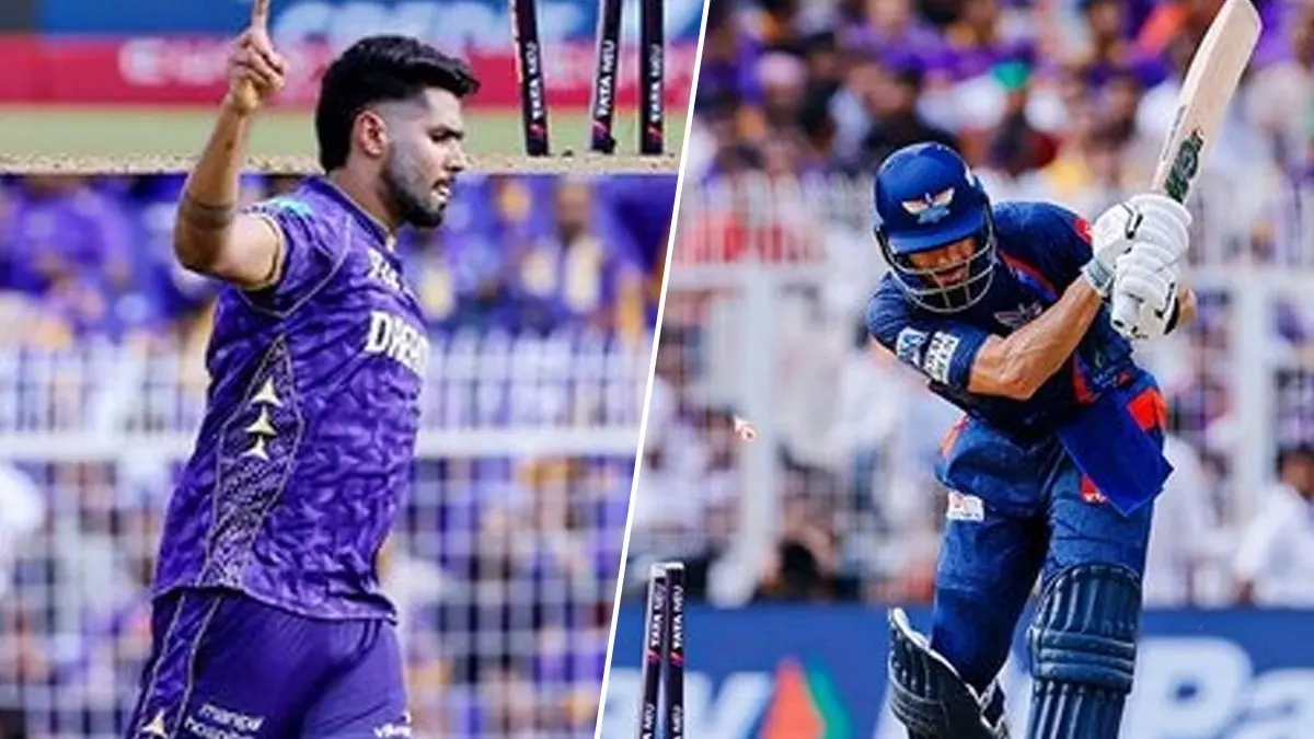 harshit rana take of aiden Markram celebration style went viral KKR vs LSG