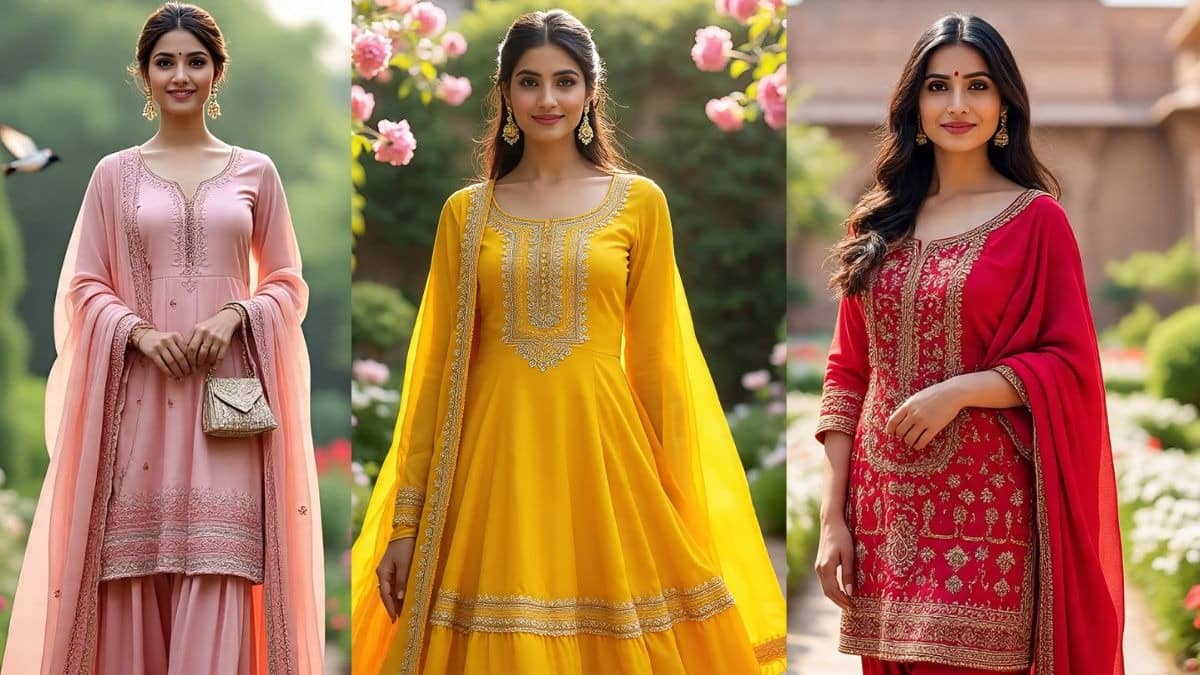 hartalika teej 2025 fancy ladies salwar suit designs for women