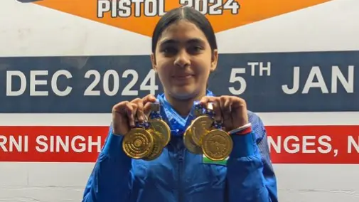 Haryana young shooter Suruchi won three gold medals