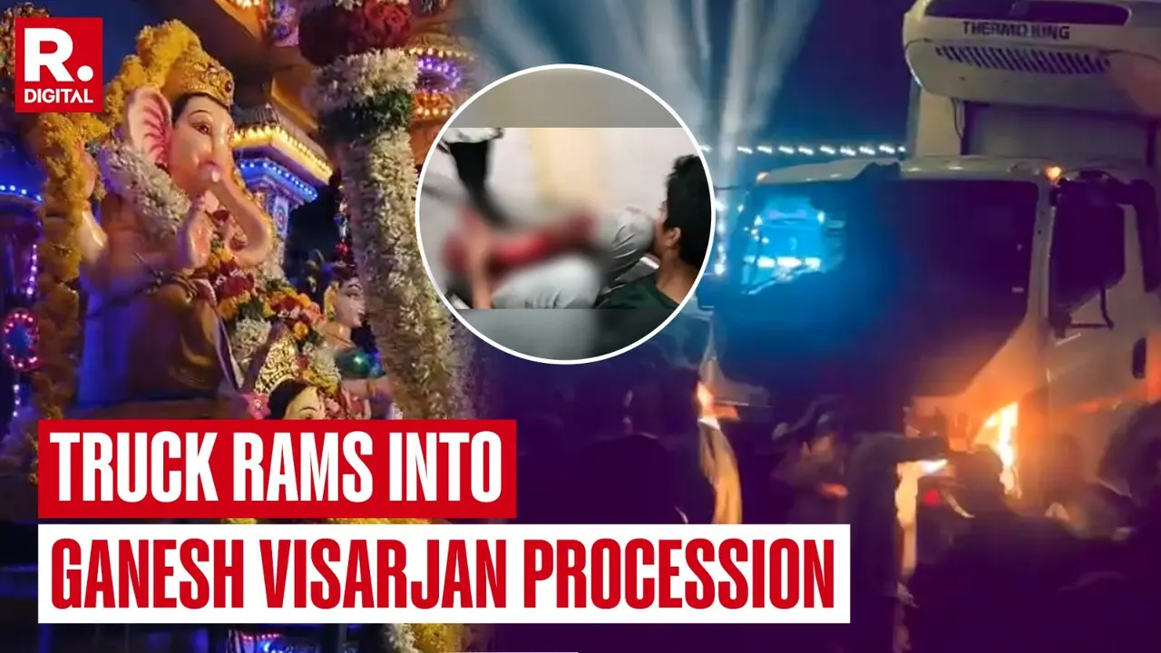 Hassan: Speeding Truck Runs Over Ganesh Visarjan Devotees