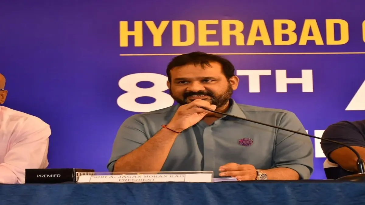 HCA president Jagan Mohan Rao