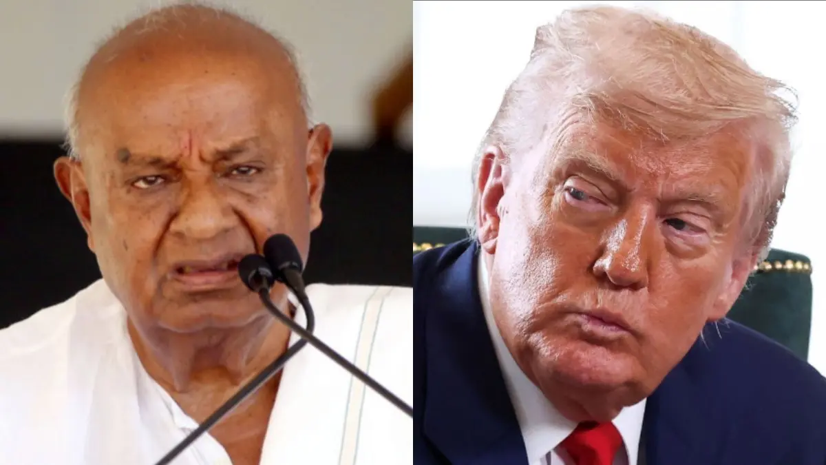 Former PM Of India Puts Trump In His Rightful Place With Stinging Public Statement HD Devegowda, Donald Trump