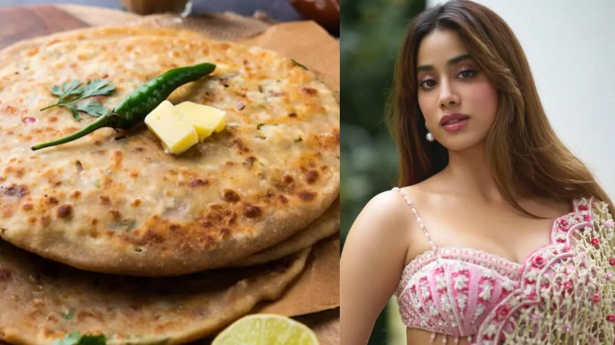 healthy and tasty keto paneer paratha easy recipe from Janhvi Kapoor at home