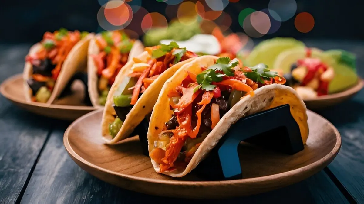 healthy and tasty Mexican taco recipe using leftover roti at home