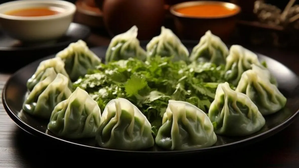 healthy palak momos recipe