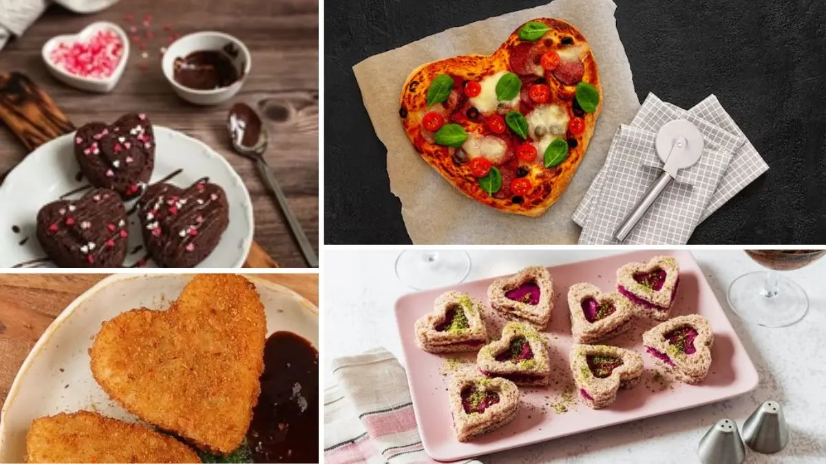 Valentine's Day 2026 Special: Heart Shape Snacks To Make For Your Partner Heart shaped snacks for Valentine's Day