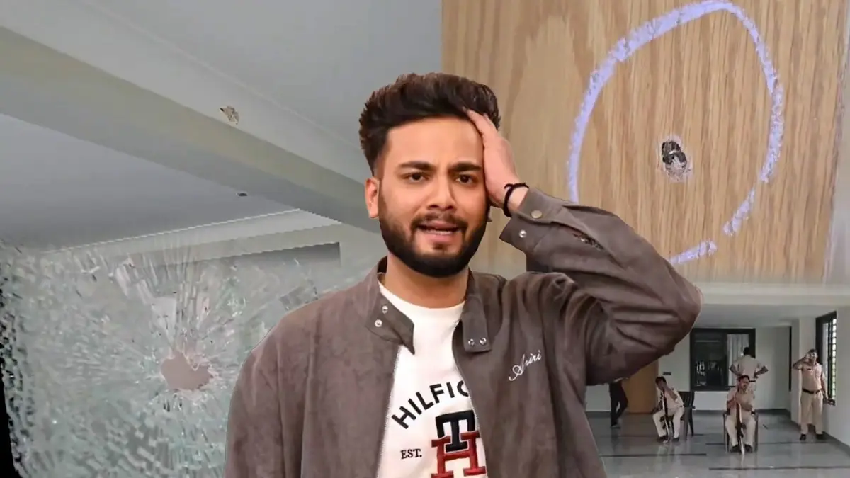 Heavy firing at YouTuber Elvish Yadav's house