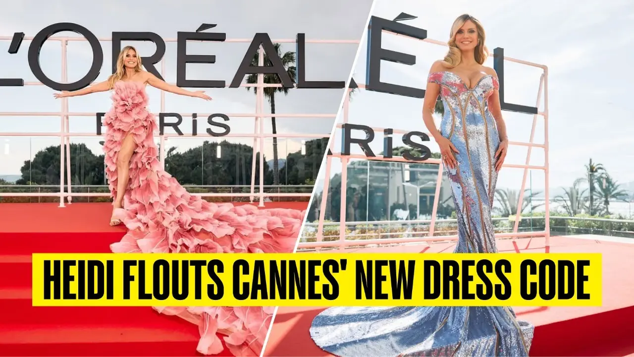 Heidi Klum Flouts Cannes New Dress Code