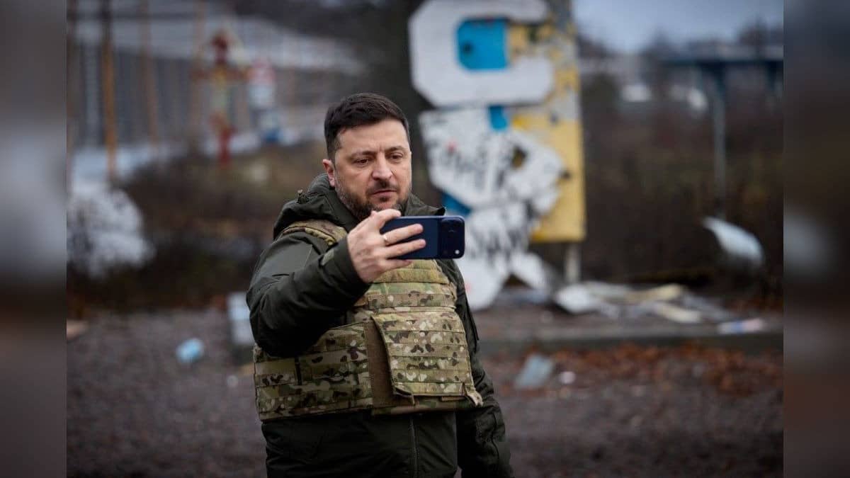 'Hello From Kupians': Wearing Bulletproof Vest, Zelensky Enters Key Territory Russia 'Captured' Last Month
