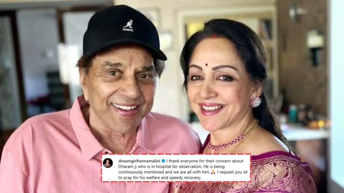 Dharmendra Health Update: Wife Hema Malini Shares First Statement Amid Actor's Hospitalisation, Says 'Pray For His Welfare...' Hema Malini breaks silence on Dharmendra's hospitalisation