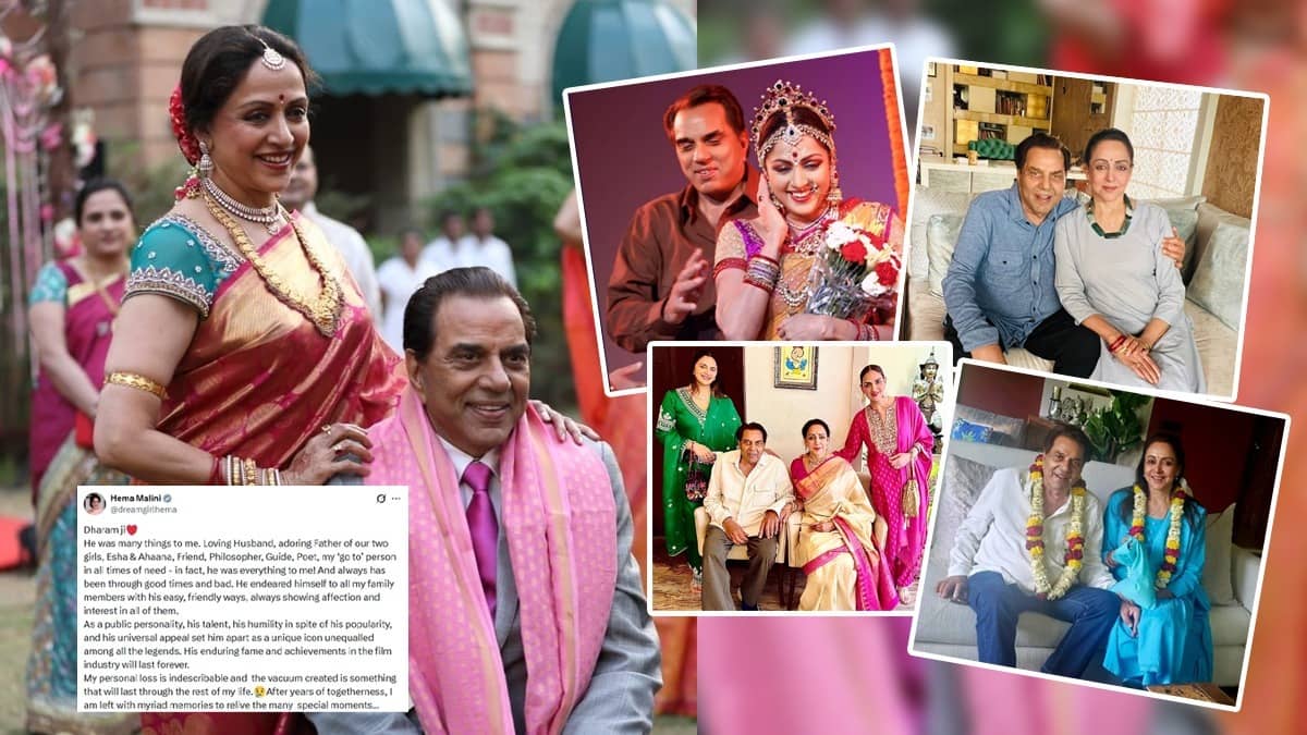 Hema Malini's post for Dharmendra