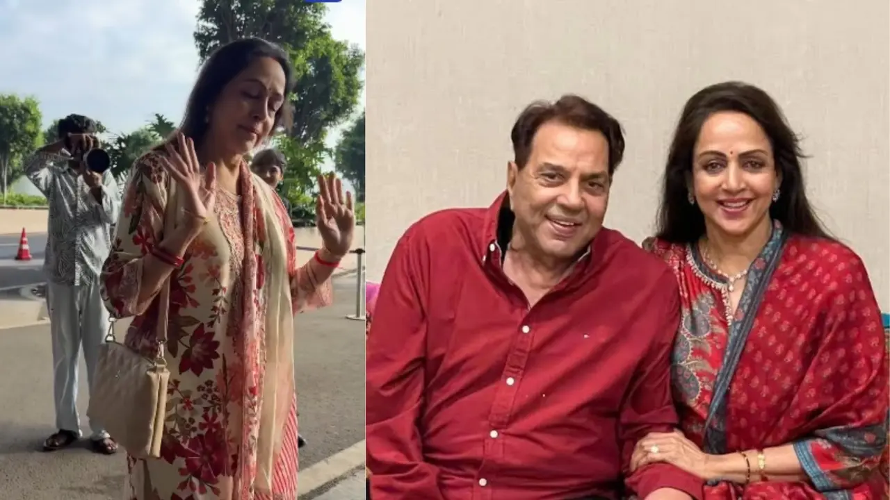 Hema Malini shares update on Dharmendra Health