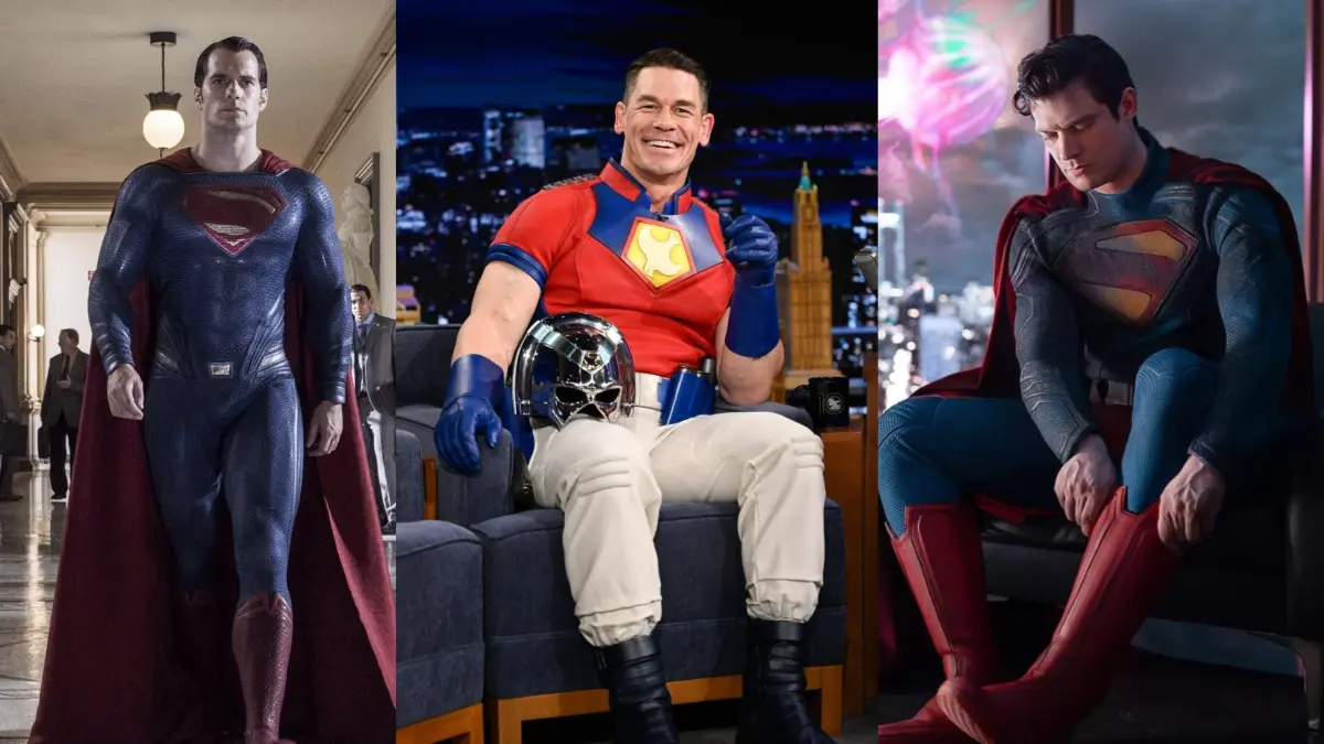 John Cena Shares Cryptic Superman Post, Triggers Comparison Between David Corenswet And Henry Cavill's Portrayals Of The 'Man Of Steel' Henry Cavill, John Cena and David Corenswet