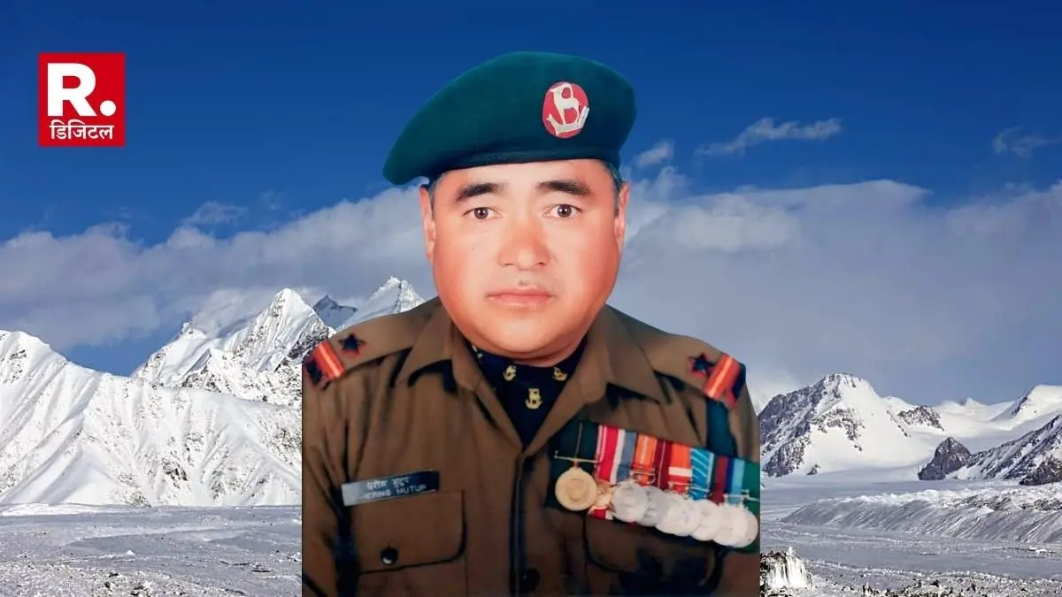hero of Operation Meghdoot, Naib Subedar Chhering Mutup passed away