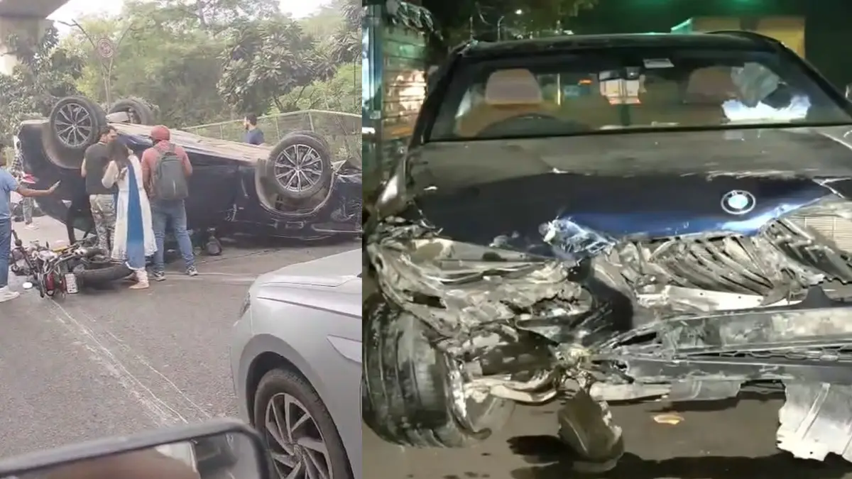 BMW-Motorcycle Crash: New Video Fuels Outrage Over VVIP Treatment, Alleged Negligence as Finance Ministry Official Navjot Singh Taken in an Eco Van Used for Porter Services, Not an Ambulance BMW-Motorcycle Crash: New Video Fuels Outrage Over VVIP Treatment, Alleged Negligence as Finance Ministry Official Navjot Singh Taken in an Eco Van Used for Porter Services, Not an Ambulance