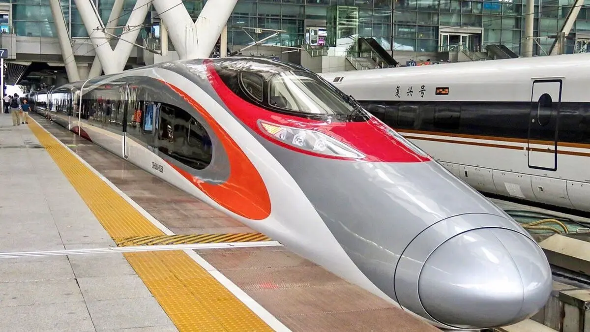 High speed bullet train in China